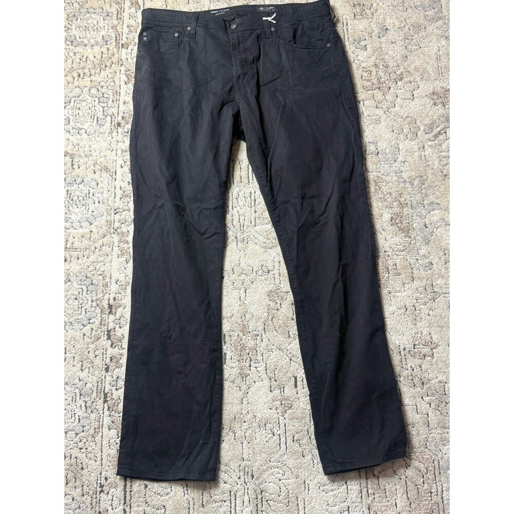 AG Adriano Goldschmied Everett Slim Straight Pants Men 36x32 Italian Fabric
